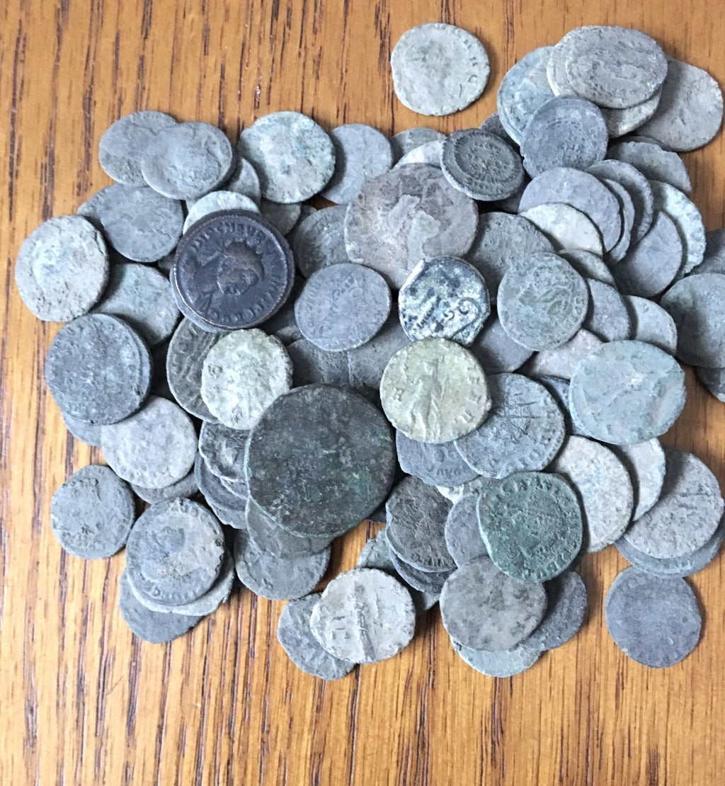 10 Lot of High Quality Uncleaned Roman coins from Europe – www ...