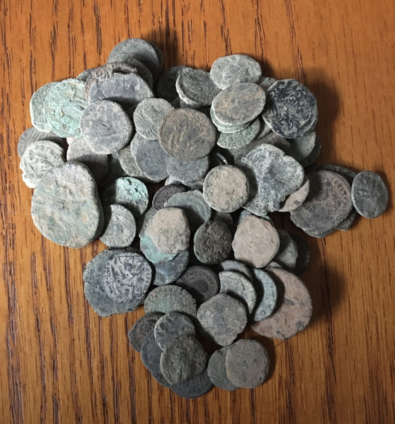 Uncleaned-Roman-Coins-from-Spain-www.nerocoins.com