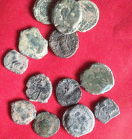Mixed-Quality-Ancient-Roman-Coins-Castulo-Bulls-or-Horse-from-Spain-www nerocoins.com