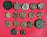 Lot-of-17-Uncleaned-Larger-Roman-Desert-Coins-from-ISRAEL-www.nerocoins.com