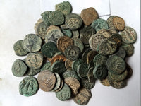 uncleaned-ancient-Judea,-Jewish-Biblical-coins-www.nerocoins.com